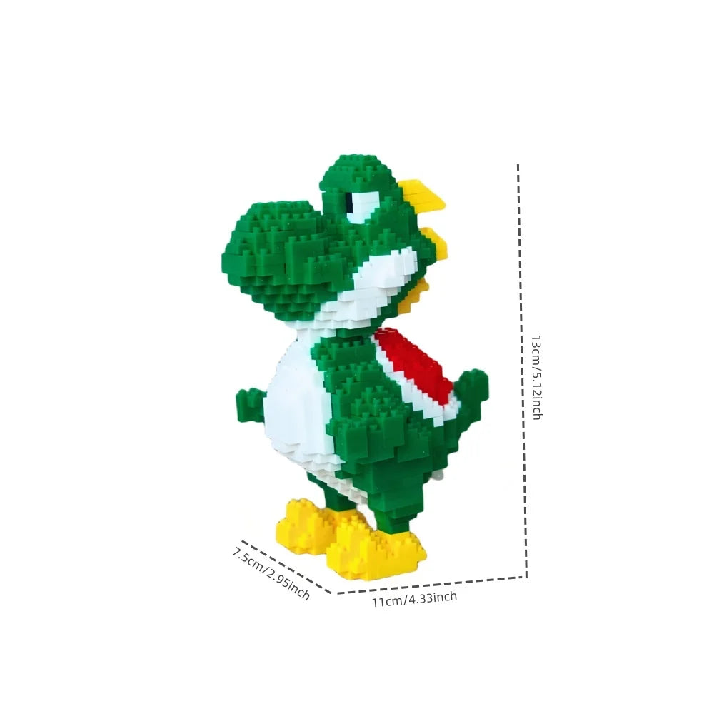 Dinosaurier - Mini-Baustein Bausatz - Figurenset