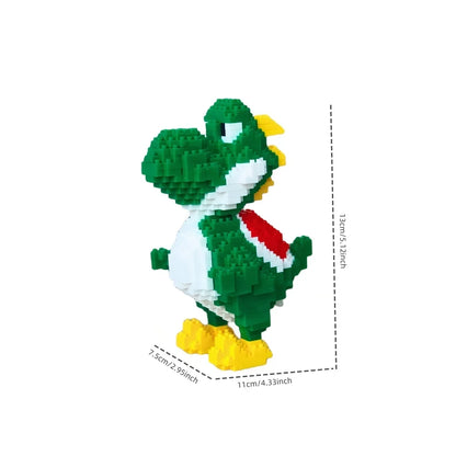 Dinosaurier - Mini-Baustein Bausatz - Figurenset
