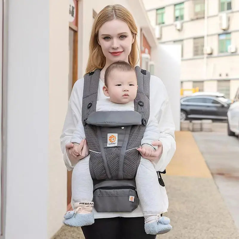 Babytrage Ergonomischer multifunktionaler Hüfthocker für Neugeborene bis Kleinkinder Mehrzweck-Zubehör für Vor- und Nach-Känguru-Taschen