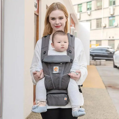 Babytrage Ergonomischer multifunktionaler Hüfthocker für Neugeborene bis Kleinkinder Mehrzweck-Zubehör für Vor- und Nach-Känguru-Taschen