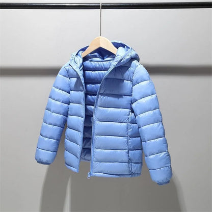 Herbst & Winter Kinder Daunenjacke - Leicht & Warm - 3-10 Jahre