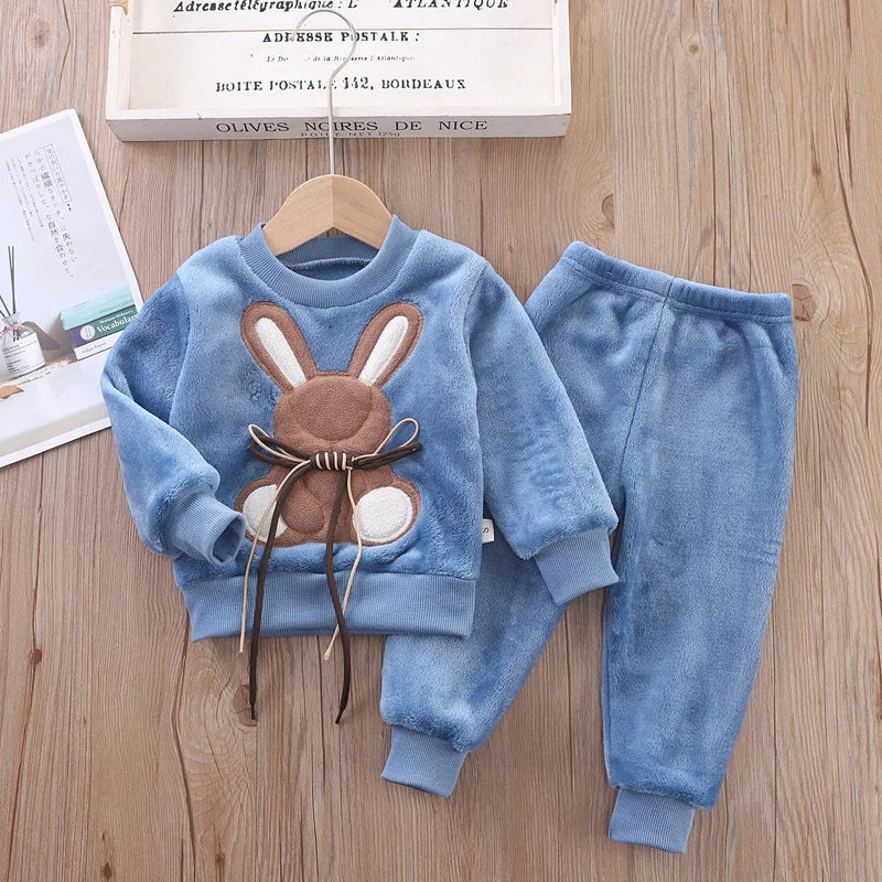 3PCS Winter Herbst Kleinkind Baby Jungen Mädchen Kleidung Baby Pullover Mantel + Hosen + Kapuze Weste Outfit Set Infant warme Kleidung Anzüge