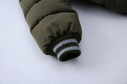 Jungen Winterjacke mit Kapuze & Fellkragen - Warm & Stylisch - 2-6 Jahre