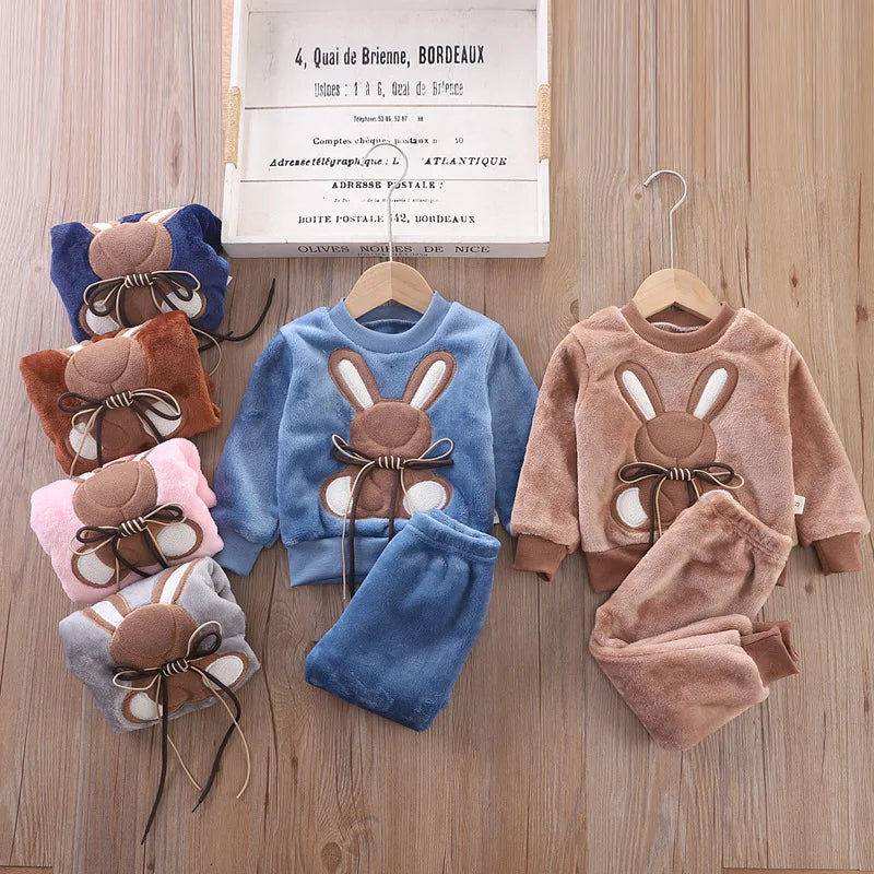 3PCS Winter Herbst Kleinkind Baby Jungen Mädchen Kleidung Baby Pullover Mantel + Hosen + Kapuze Weste Outfit Set Infant warme Kleidung Anzüge