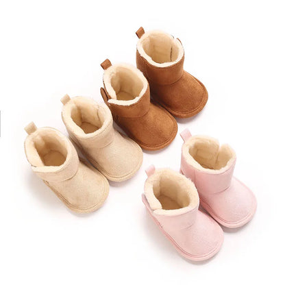Neue Baby Stiefel Für Winter Wärme 0-18M Neugeborenen Baby Klett Weiche Sohle Anti Slip Vordere Schuhe baby Schuhe Warme Schnee Stiefel